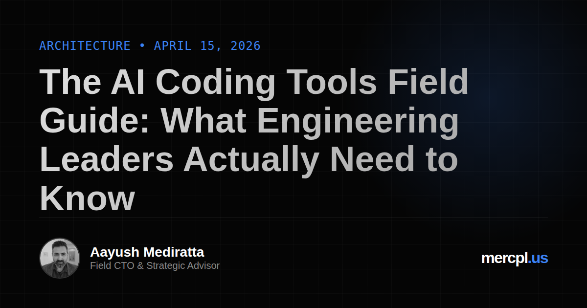 The AI Coding Tools Field Guide: What Engineering Leaders Actually Need ...